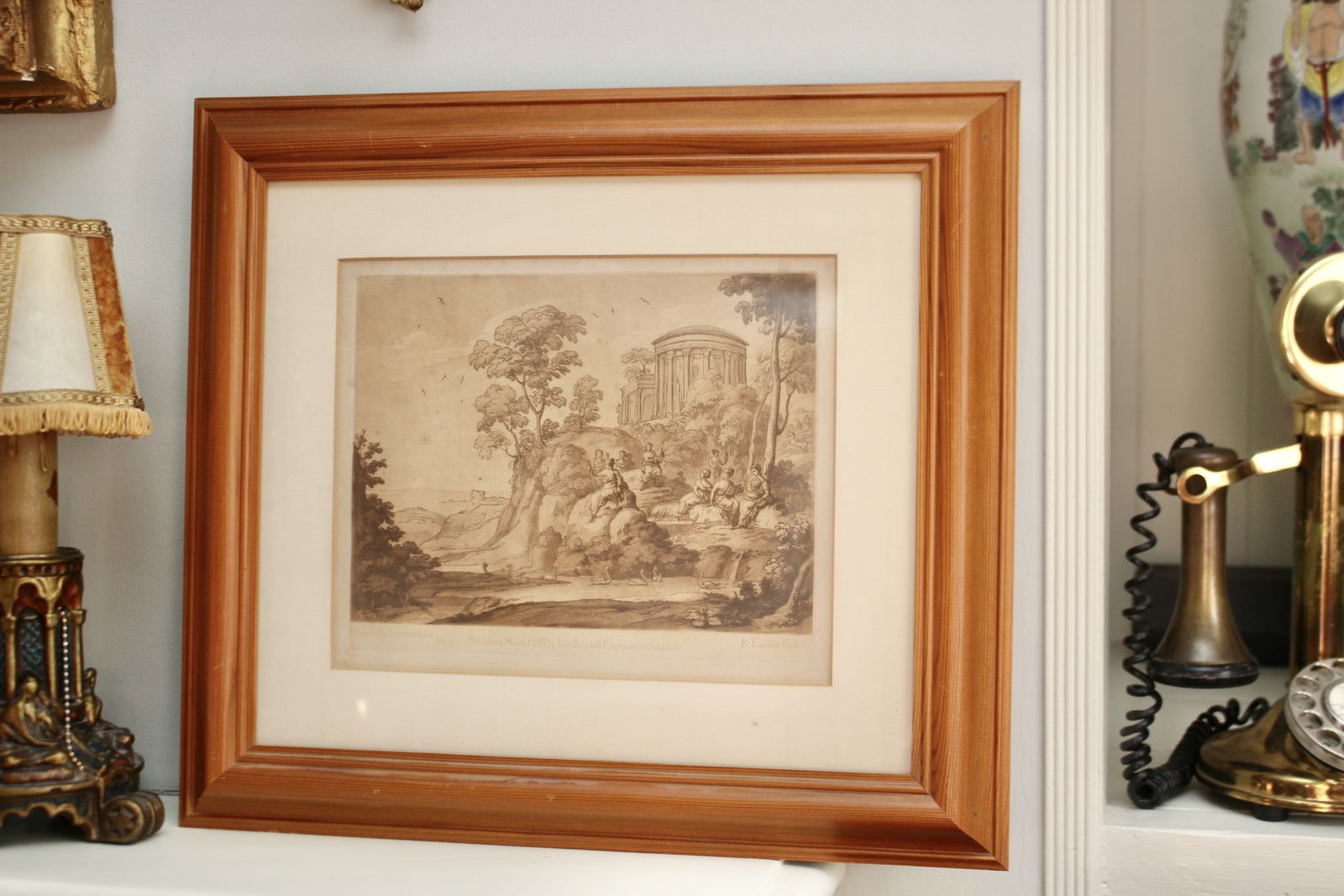 Richard Earlom, Mezzotint No 103, After Claude Lorrain, 'Liber Veritatis', 1777