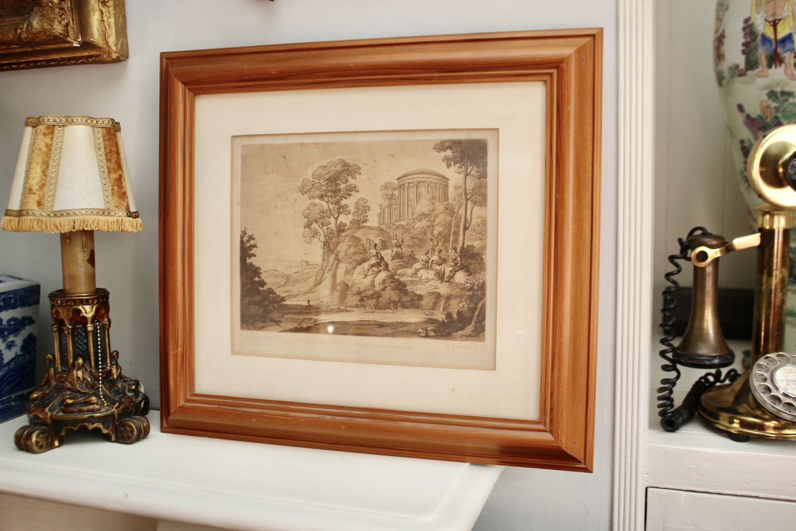 Richard Earlom, Mezzotint No 103, After Claude Lorrain, 'Liber Veritatis', 1777 photo 295.0
