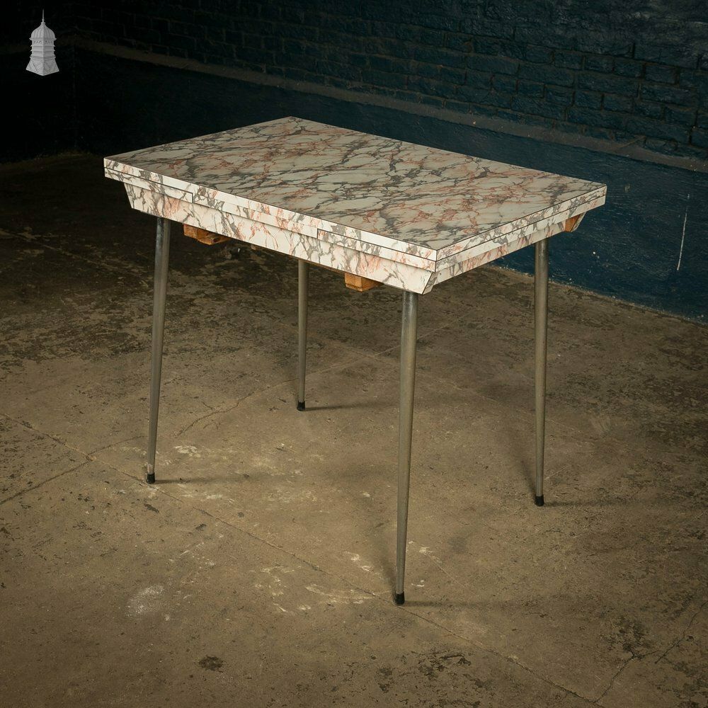 photo buy Melamine Extending Table, Vintage 1960’s With A Marble Effect