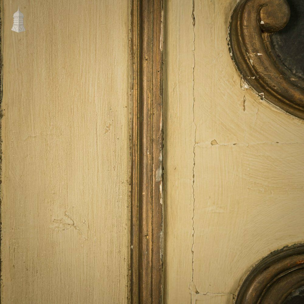 photo for sale Louis XVI Trumeau Mirror, Painted Floral Still Life
