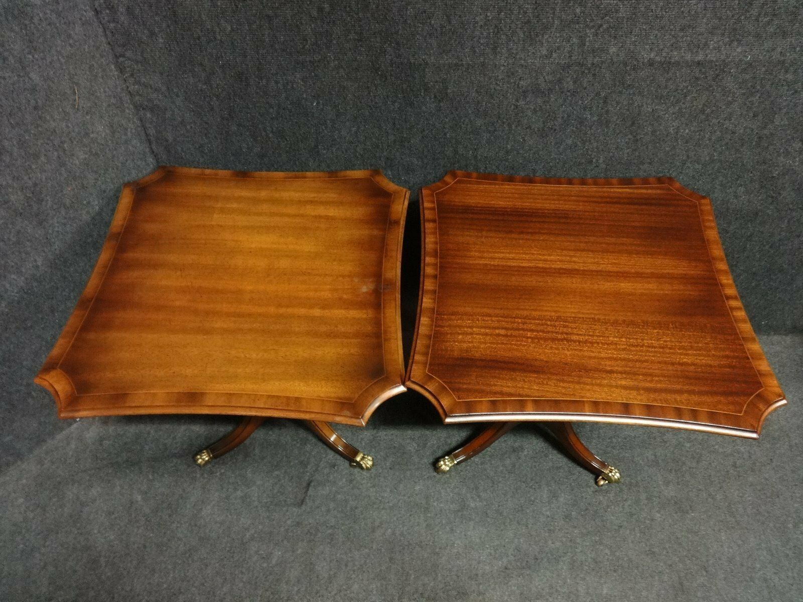 Pair Of Mahogany Occasional Tables, End Tables photo for sale