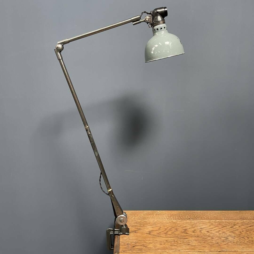 photo for sale Grote Gepolijste Rademacher Klemmlamp