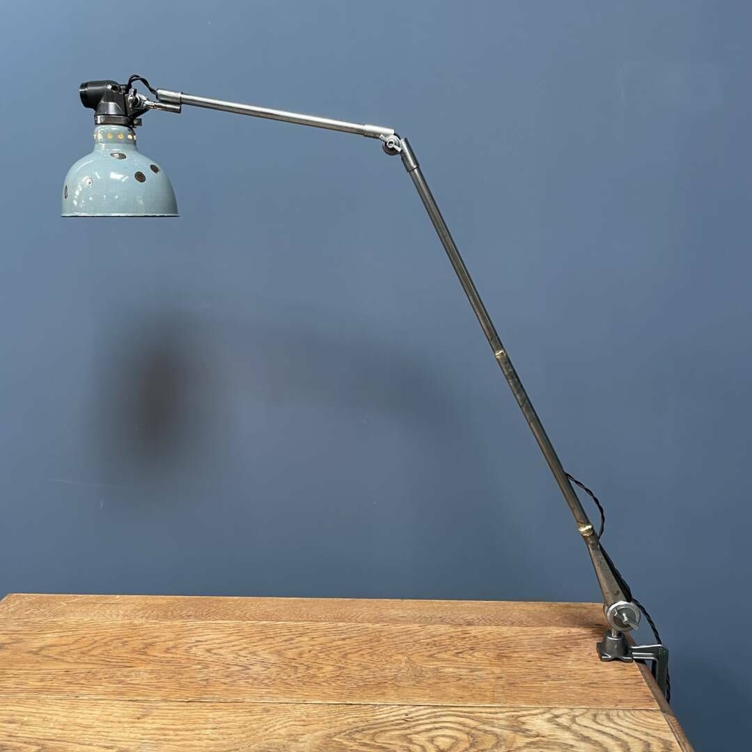 photo vinterior Grote Gepolijste Rademacher Klemmlamp