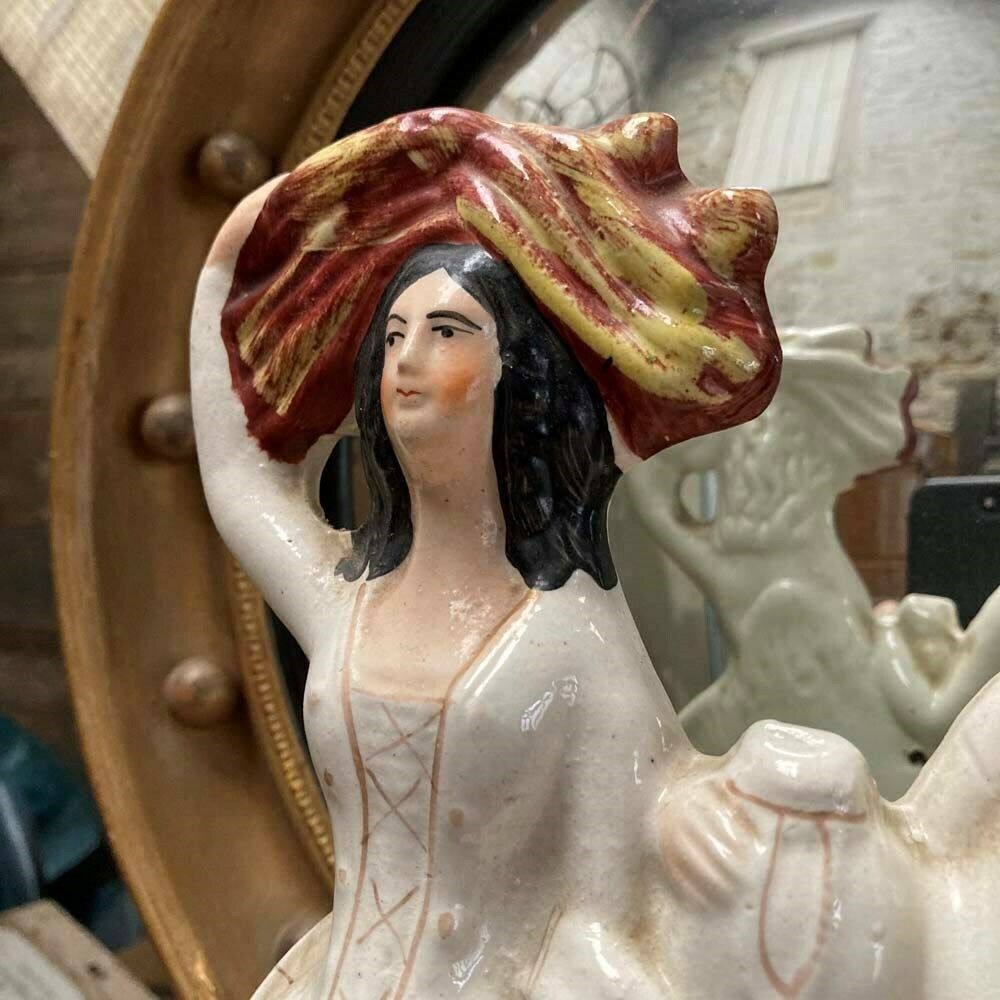 Staffordshire Pottery Group   'Rural Couple' photo Home Decor
