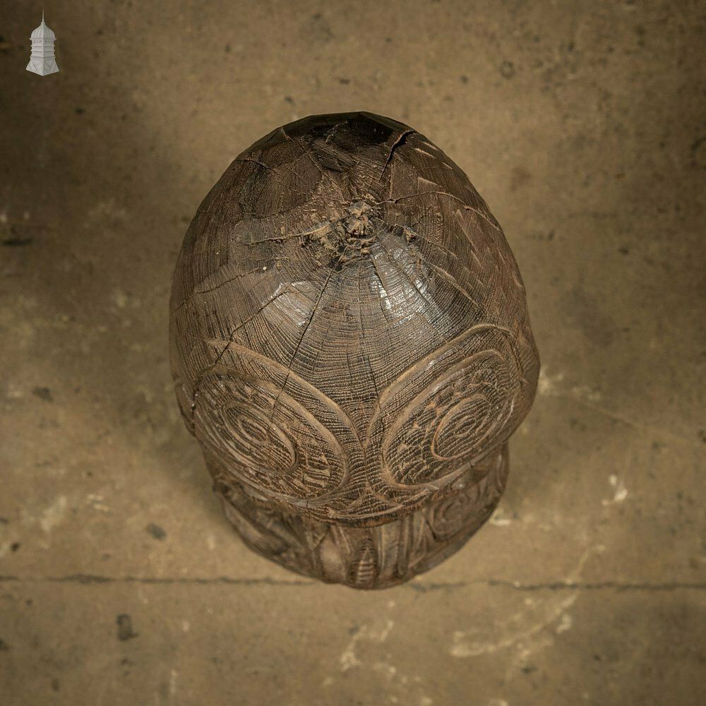 photo vinterior Maori Tribal Sculpture, Early 1800s Carved Hardwood Figure Or Totem