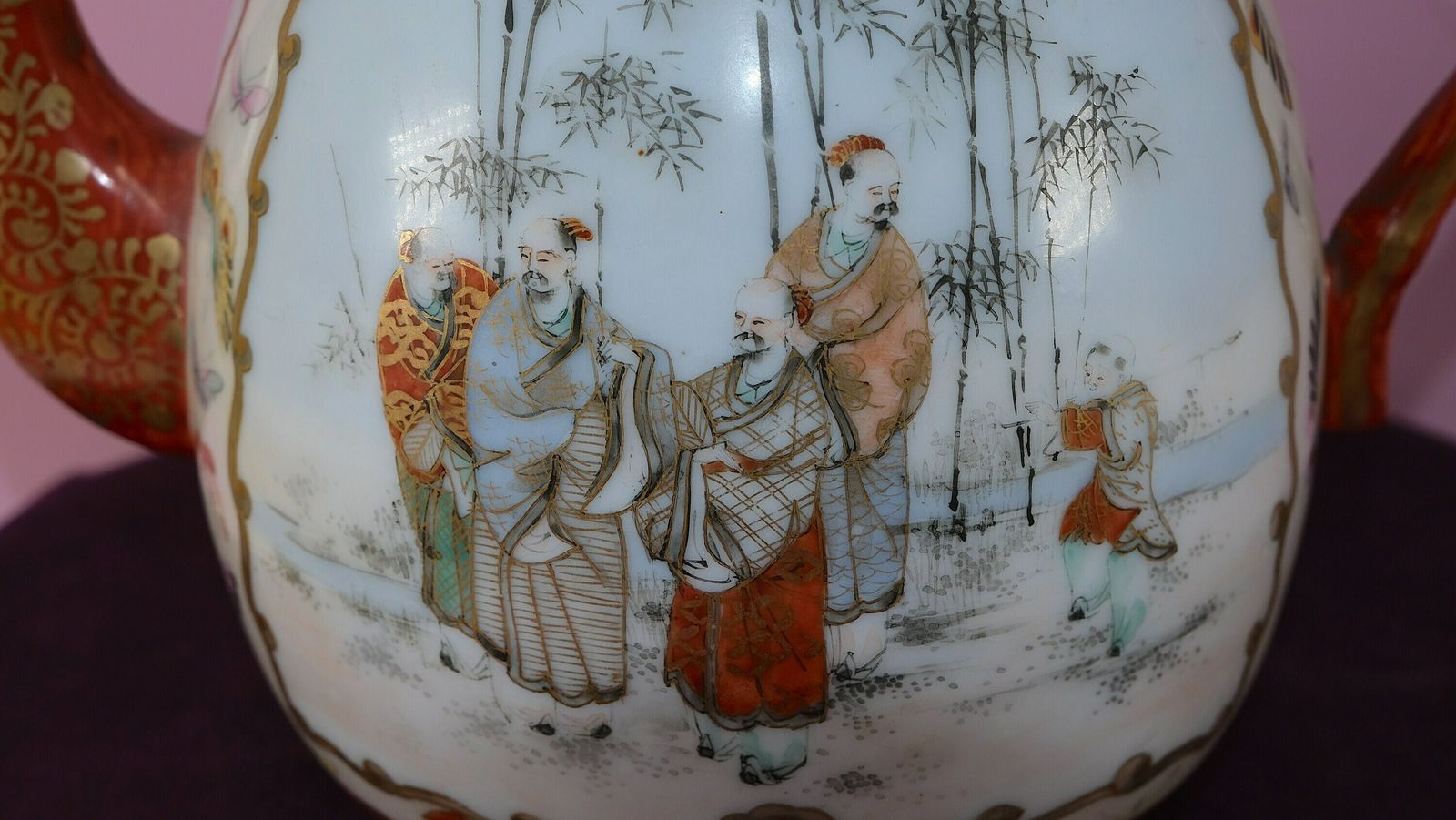 Japanese Kutani Teapot photo for sale