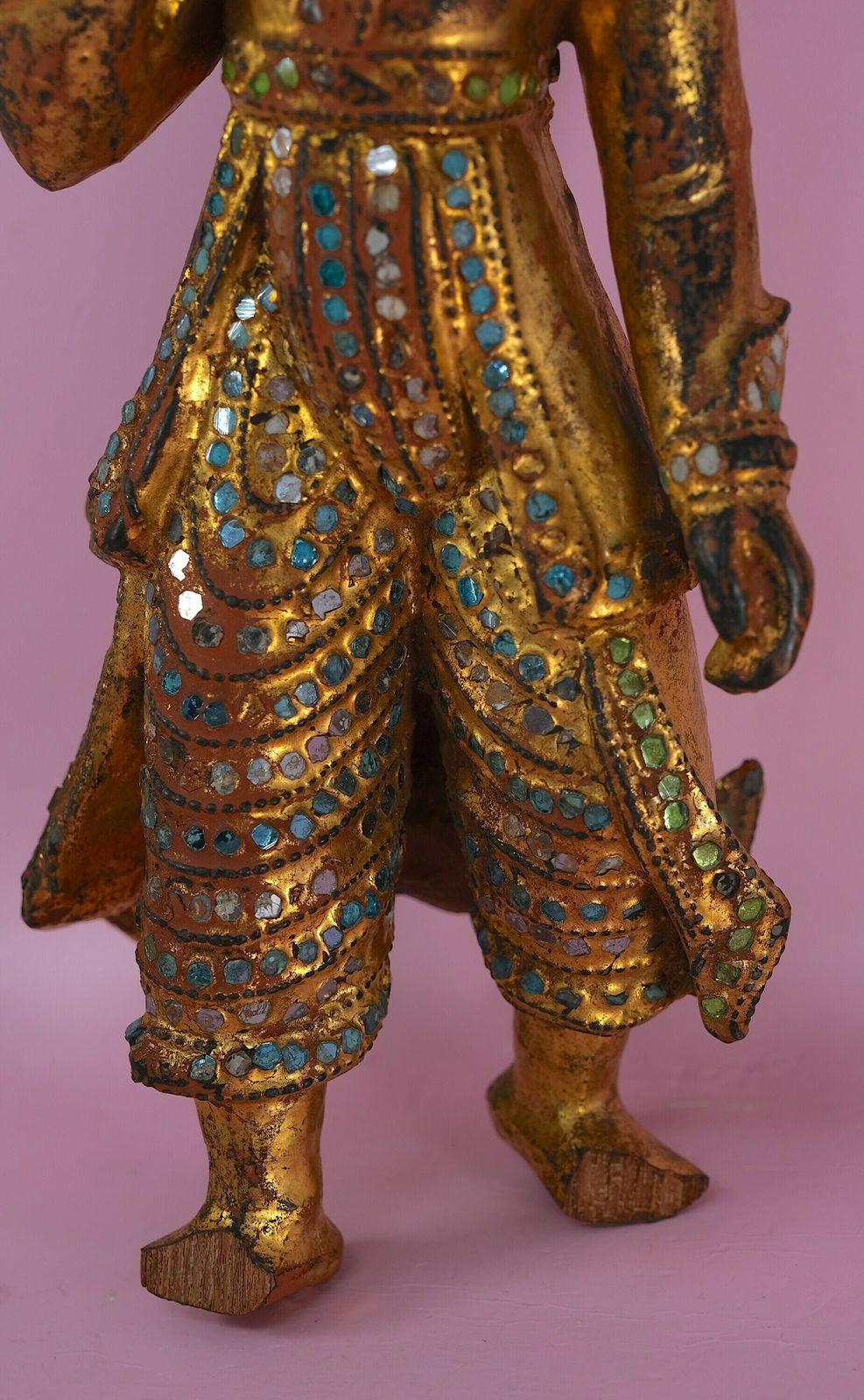 photo furniture Burmese Art, Gilt Figure Burma, Nat