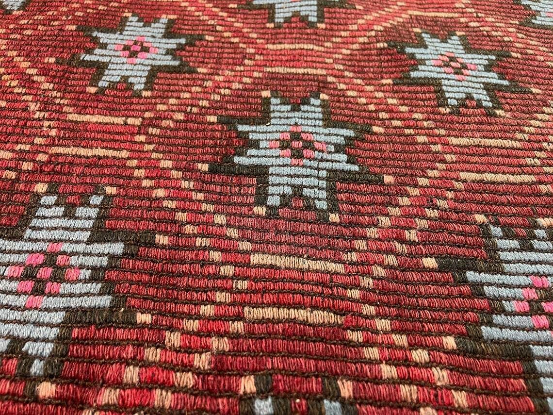 Turkish Mini Kilim Rug ,Vintage Anatolian Turkish Kelim 91 X 57 Cm photo for sale
