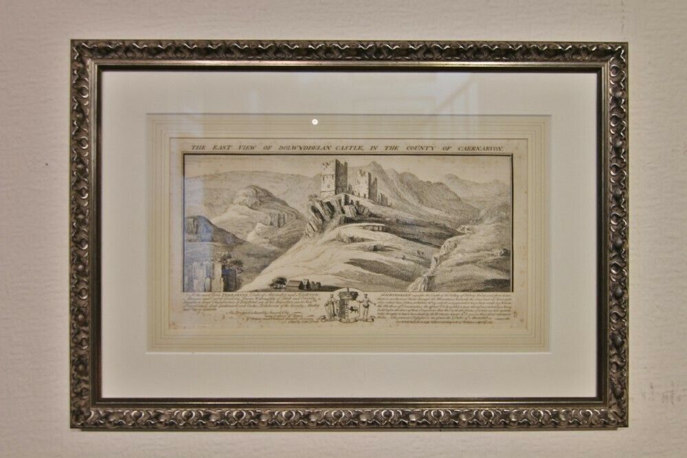 18th Century Lithograph Of Dolwyddelan Castle Wales
