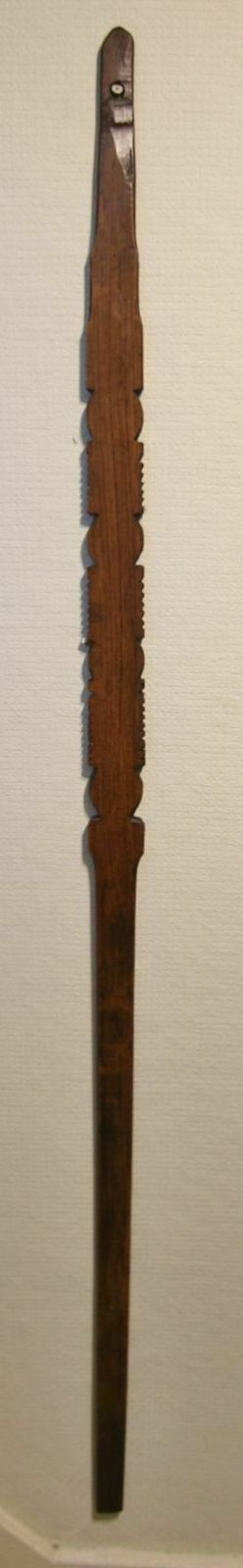 19th Century Carved Folk Art Distaff photo buy