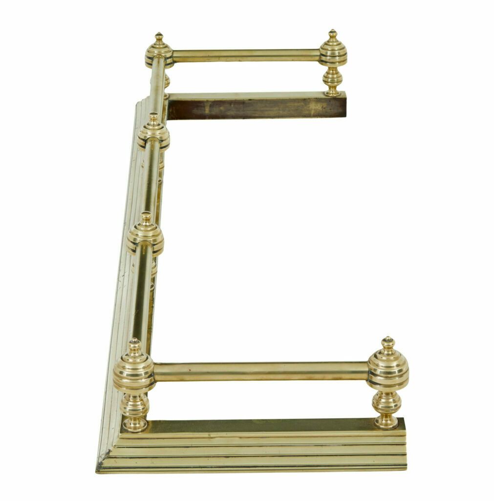 Early 20th Century Brass Fireside Fender photo Home Fixtures