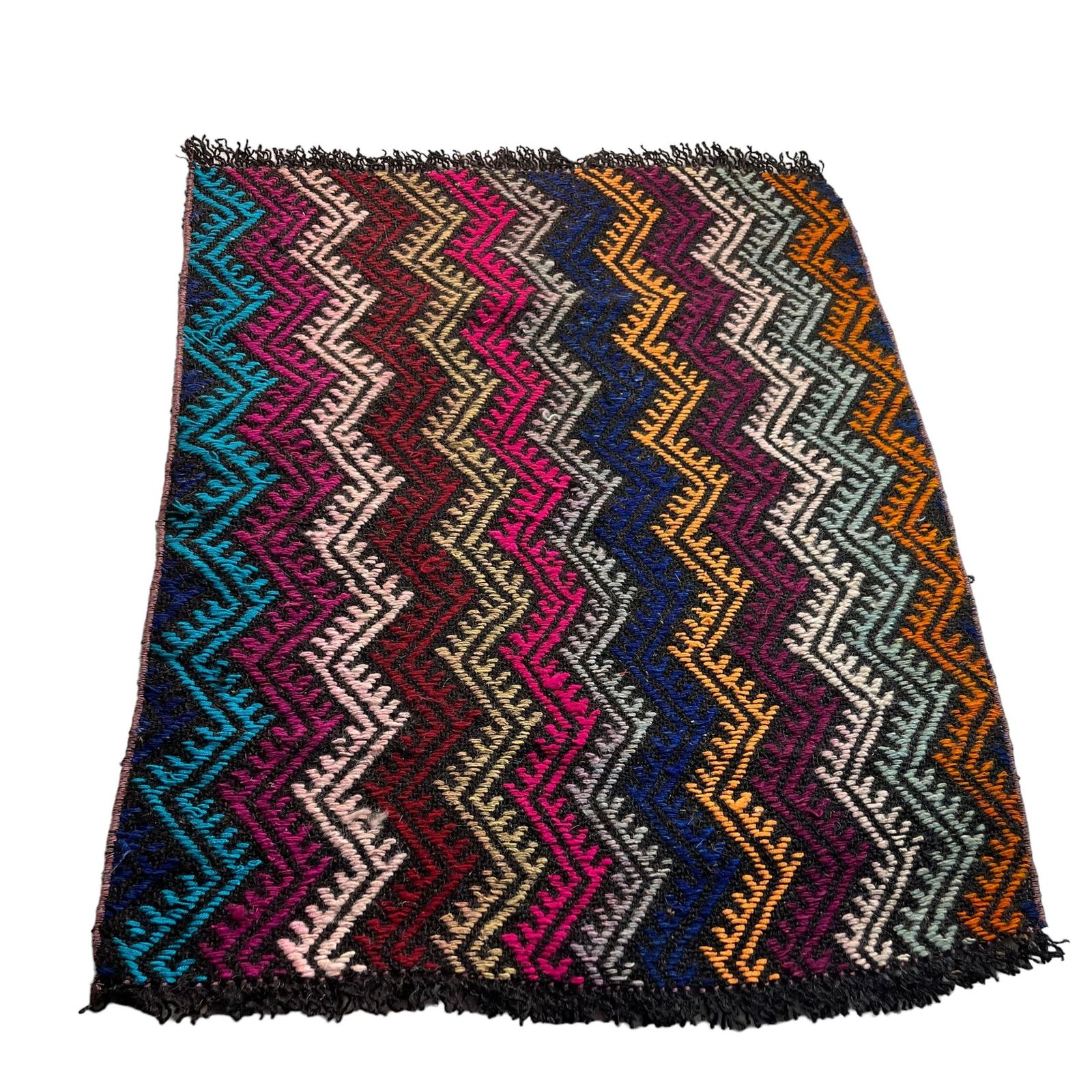 Turkish Mini Kilim Rug ,Vintage Anatolian Turkish Kelim 92 X 72 Cm photo for sale