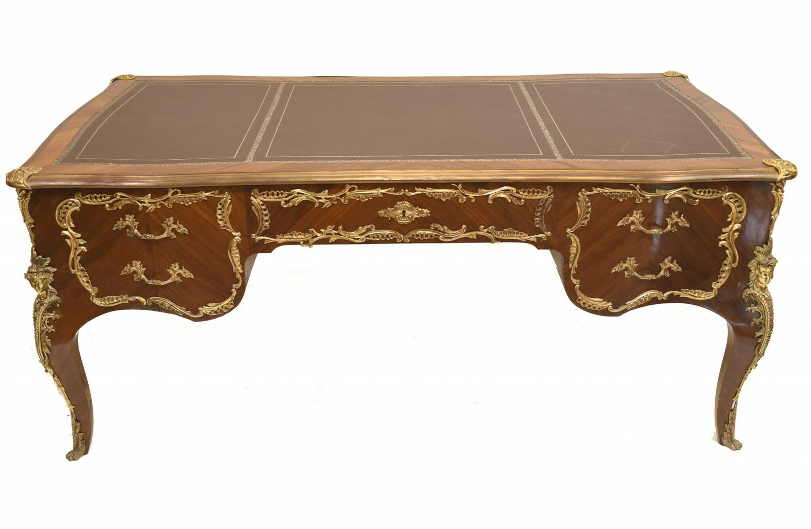French Bureau Plat Desk   Empire Dummy Partners Desks photo for sale