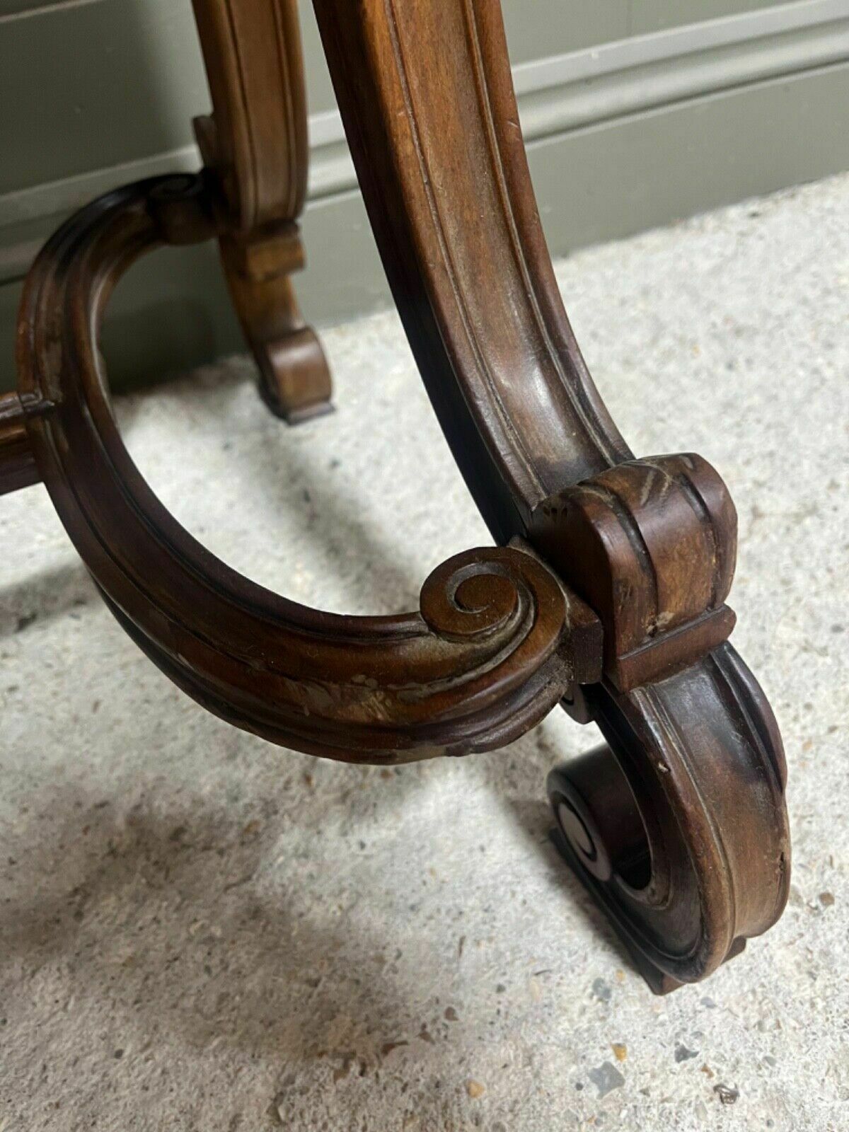 Antique Canterbury Circa 1860’s Carved Mahogany With Cane Unusual Item photo furniture