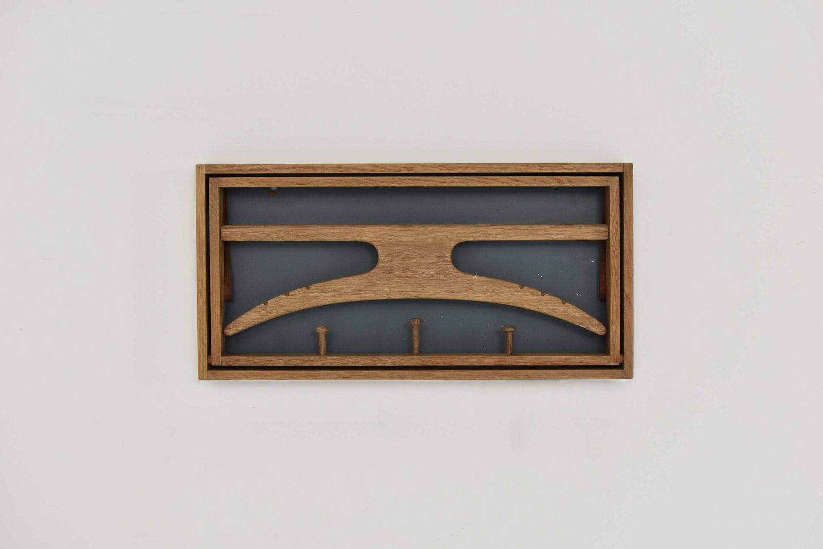 Wall Valet By Adam Hoff & Poul østergaard For Virum Møbelsnedkeri, Denmark 1963.