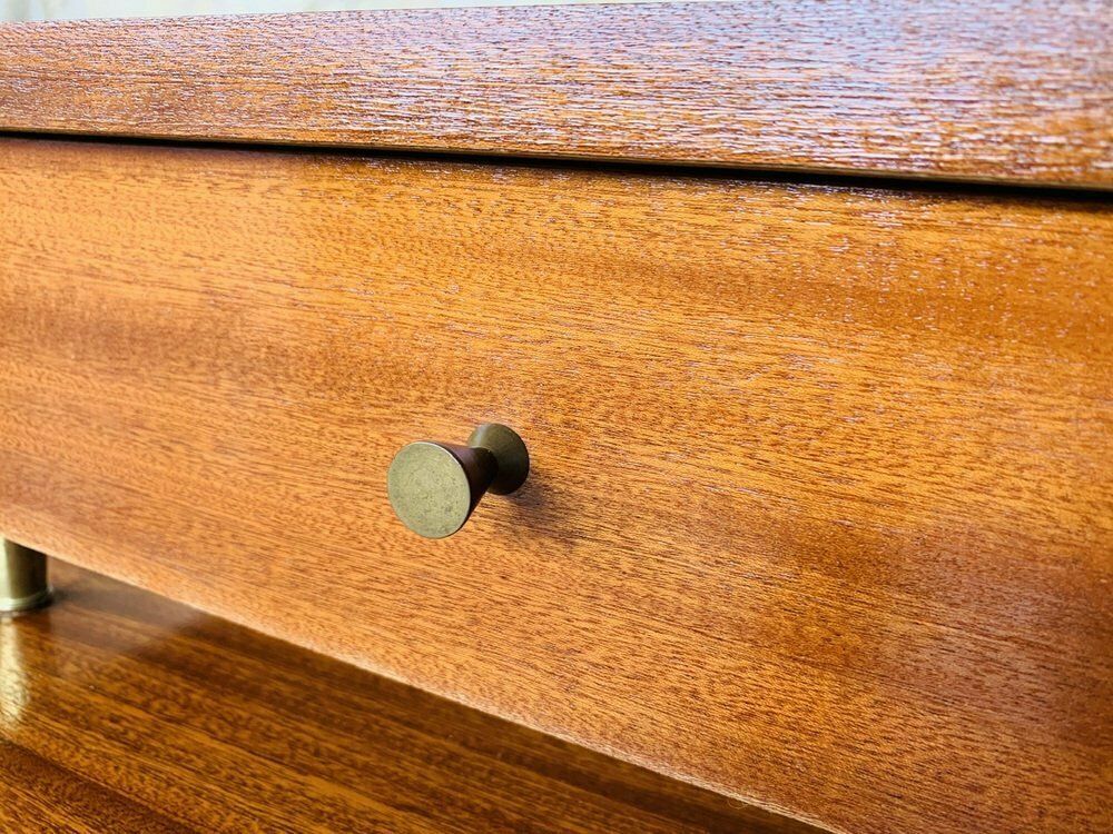 Mid Century Scandinavian Style Nightstand With Drawer , 1960s photo vinterior