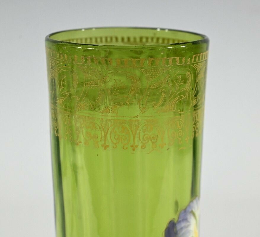 Home Decor Legras Vase “Les Iris”, Art Nouveau – Late 19th Century photo