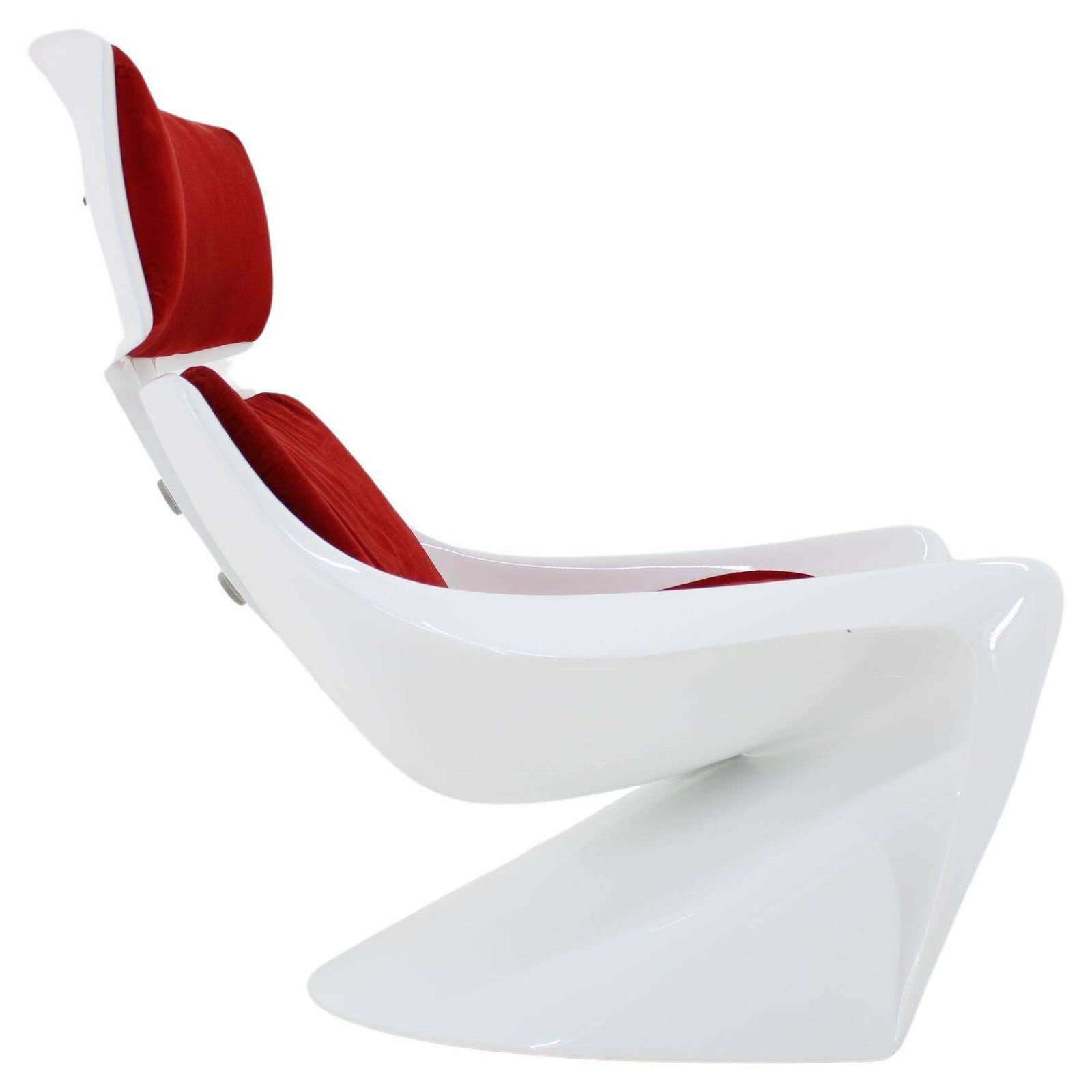 1960s Steen Ostergaard 'President' Fiberglass Lounge Chair For Cado, Denmark