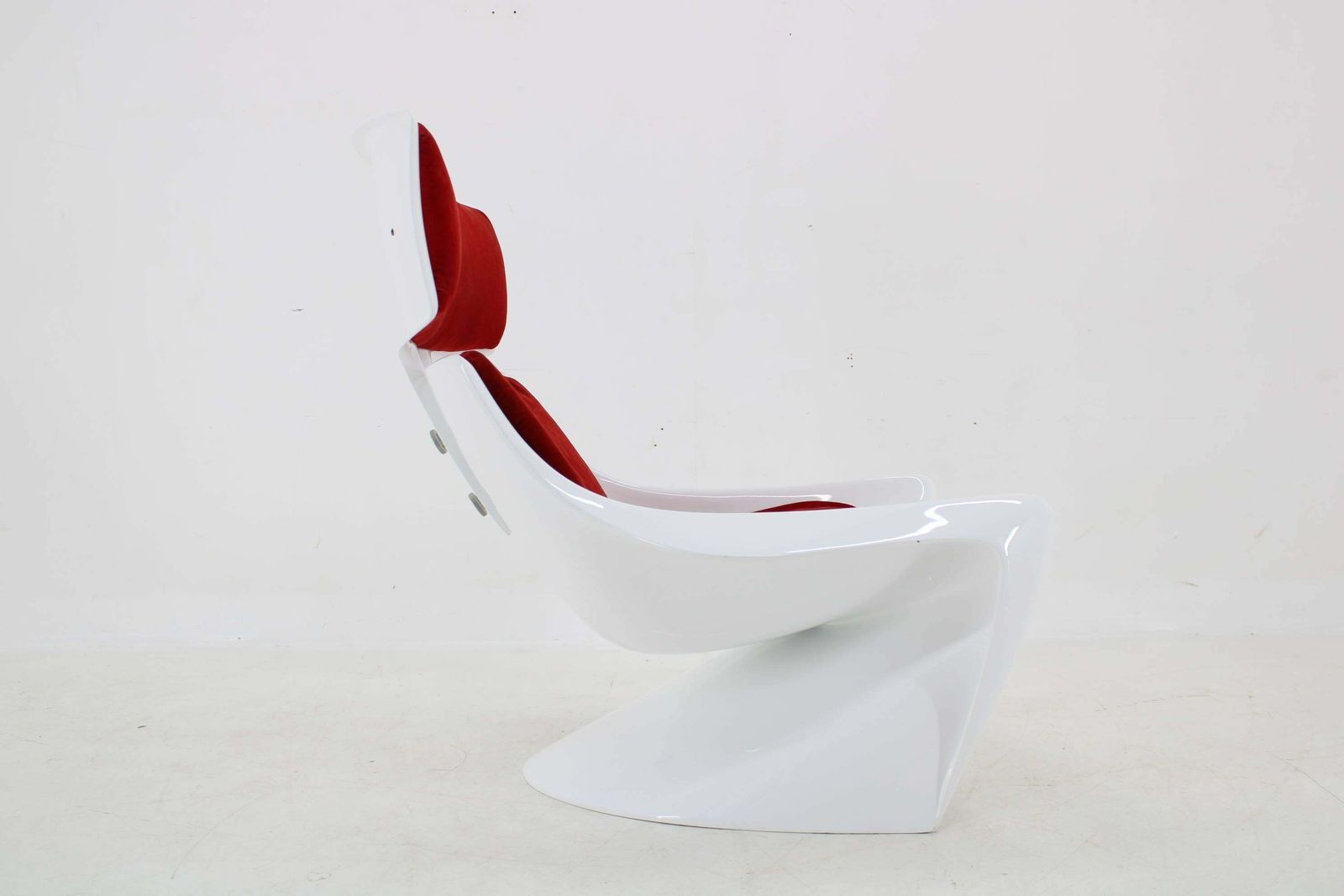 Furniture 1960s Steen Ostergaard 'President' Fiberglass Lounge Chair For Cado, Denmark photo