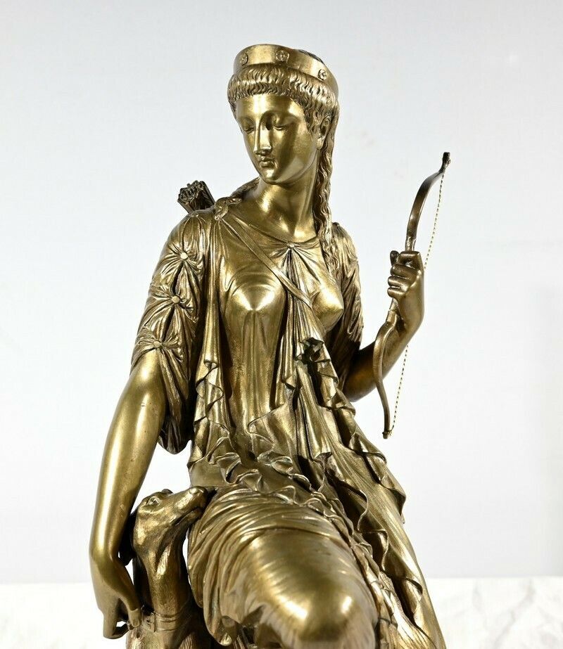 Bronze “Diane The Huntress”, Signed Peiffer – 2nd Part 19th Century photo 1520.08064556