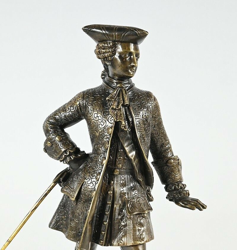 Bronze “The Gentleman With The Tricorn” – Late 19th Century photo Home Decor