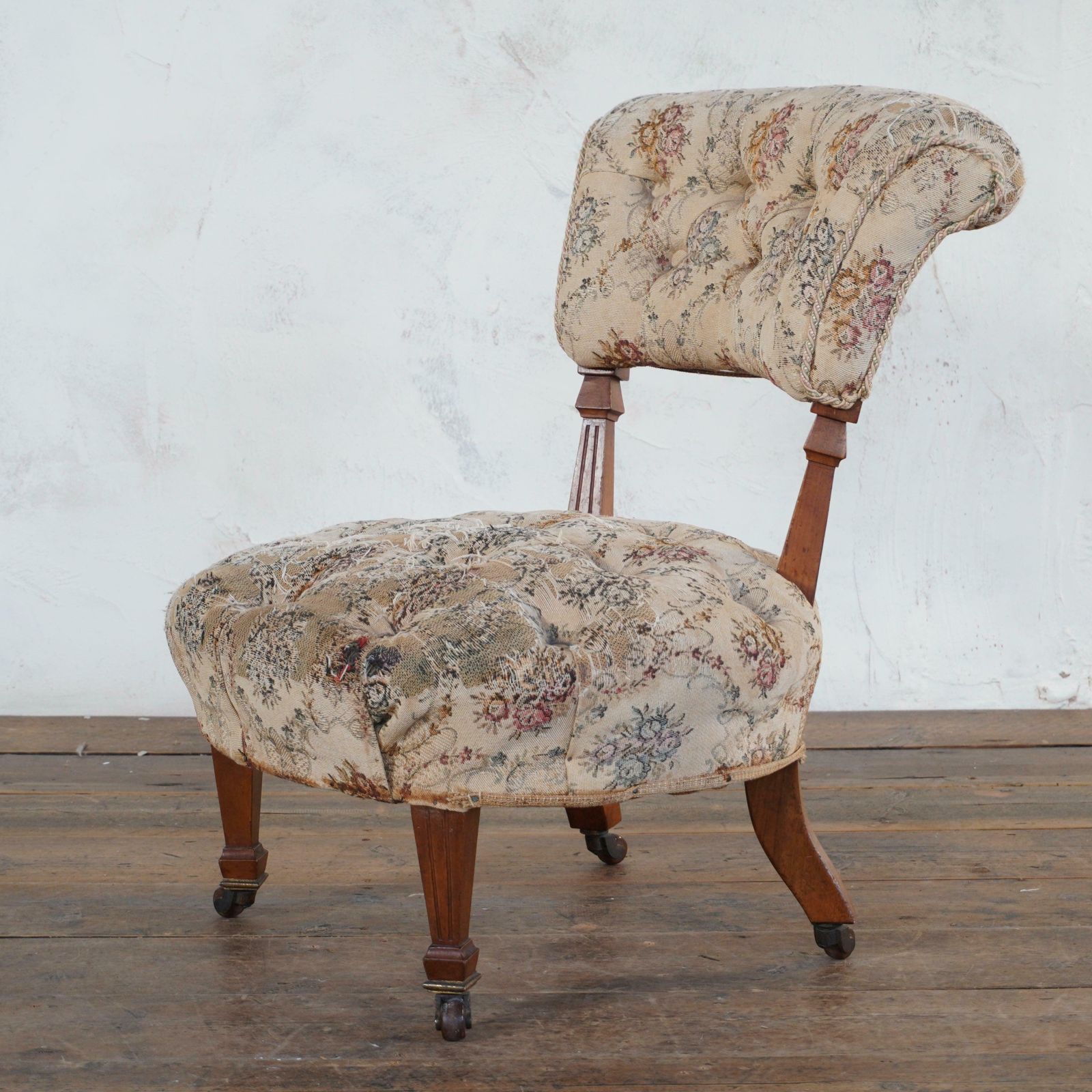 Tapestry Bedroom Chair Probably By Gillows