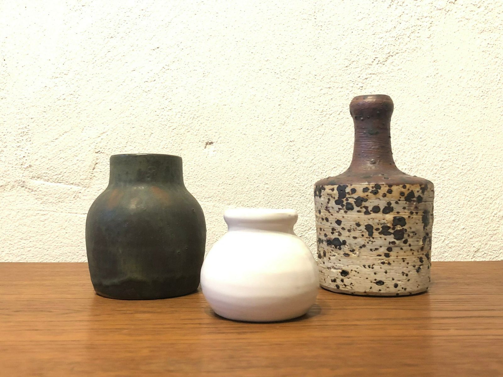 Collection Of Three Danish Small Ceramic Works From The Mid Century