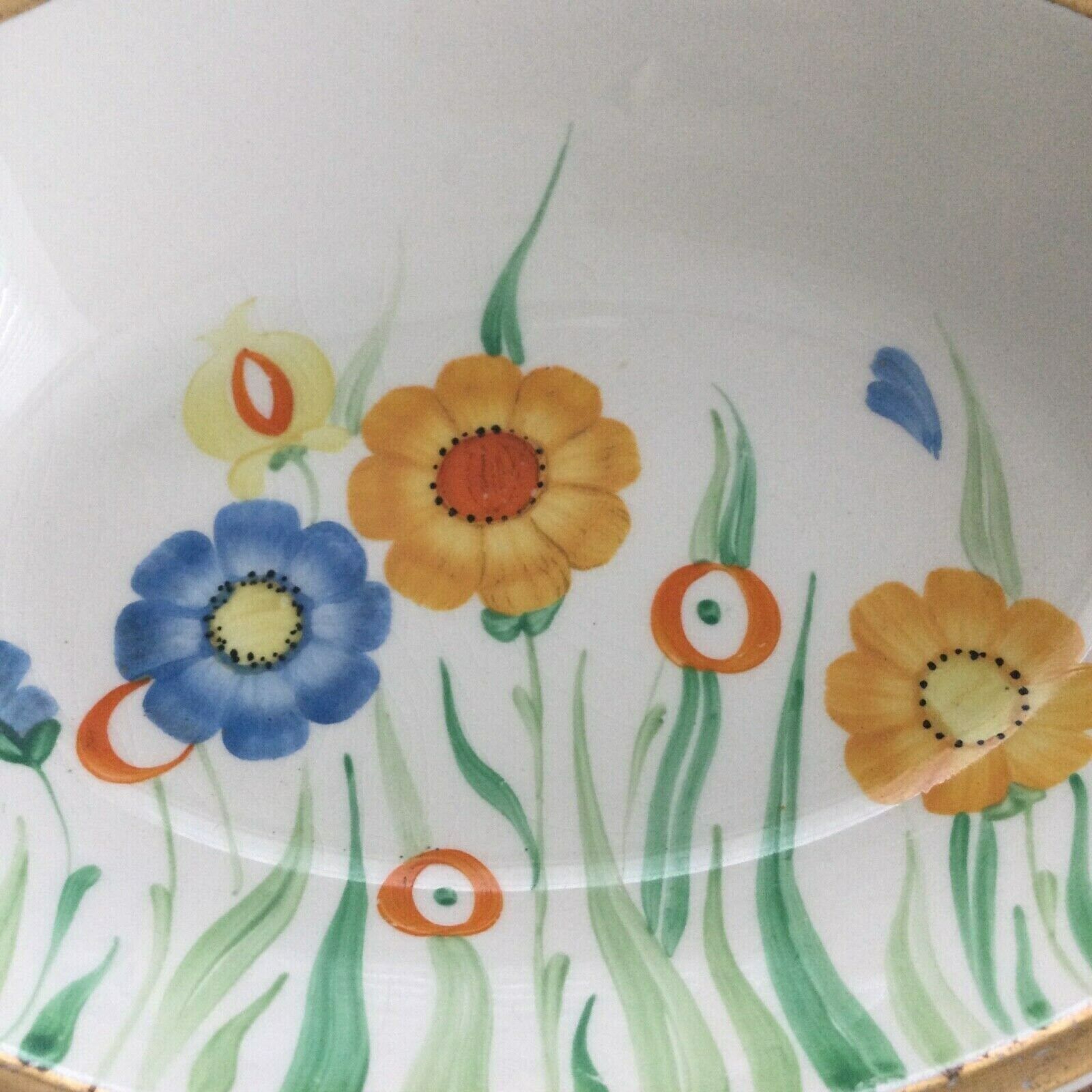Grays Pottery Summertime 8586 Oval Serving Dishes Bowls X 2 Dorothy Tomes? photo for sale
