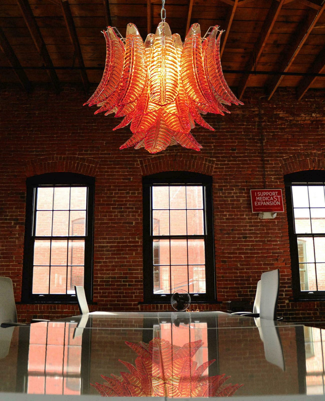 Wonderful And Elegant Italian Murano Felci Glass Chandelier photo furniture