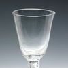 18th Century Double Series Air Twist Wine Glass C1750 photo vintage