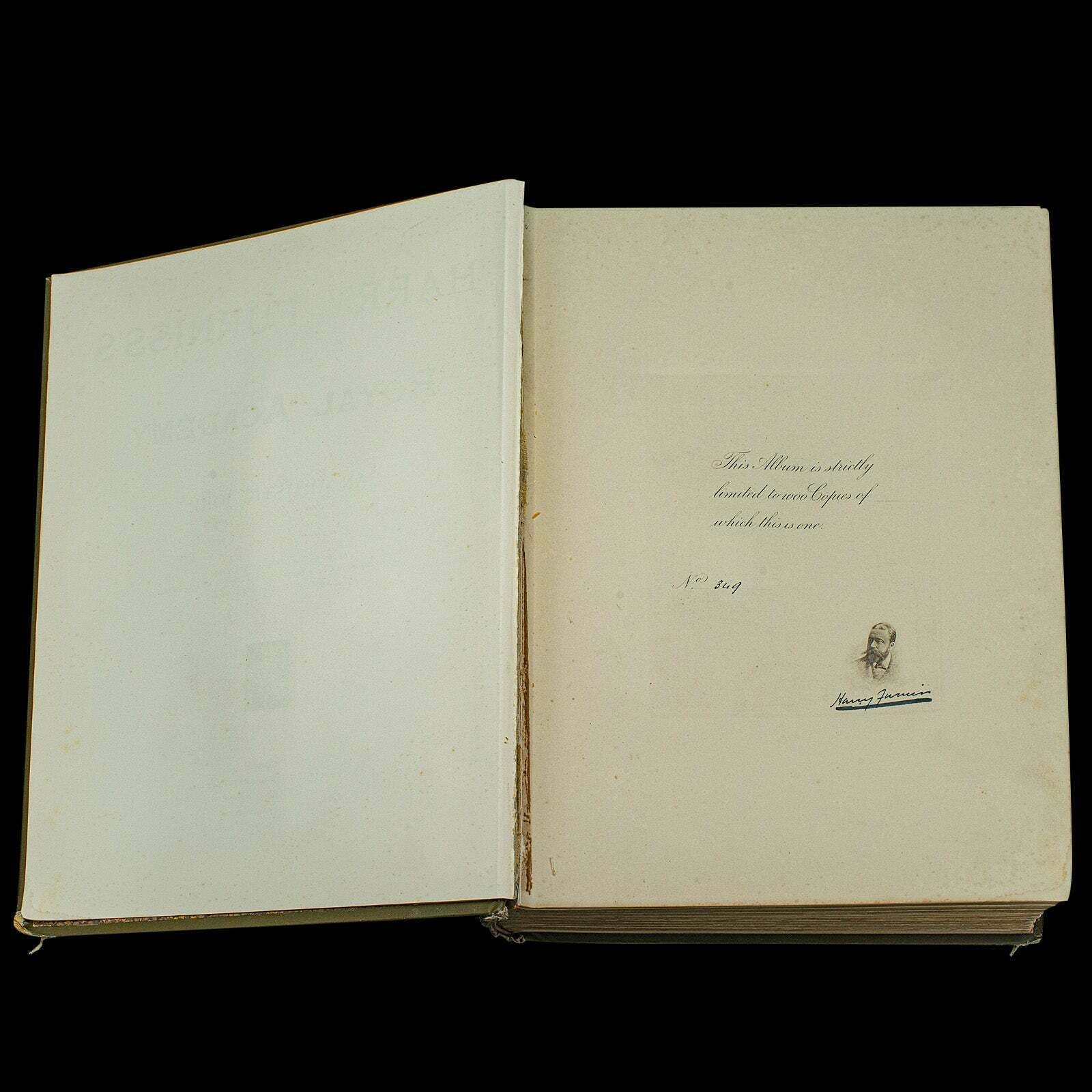 Antique Arts Book, Royal Academy, Harry Furniss, English, Exhibition, Victorian photo Home Decor