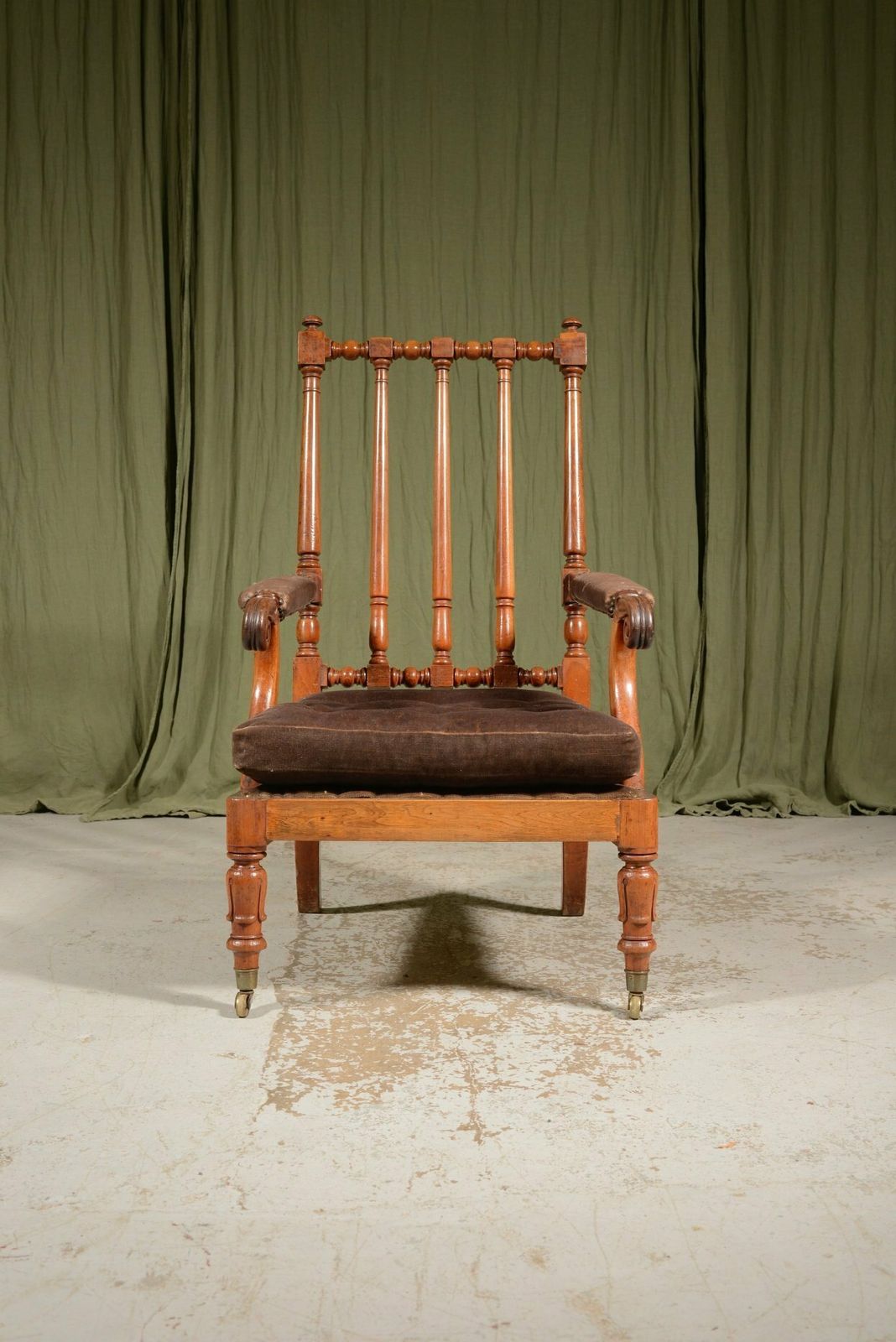 A William IV Mahogany Open Armchair In The Manner Of Gillows   C.1830 photo Furniture
