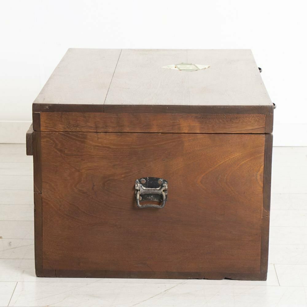 Air Cargo Packing Crate In East African Mahogany C.1970s photo 475.0