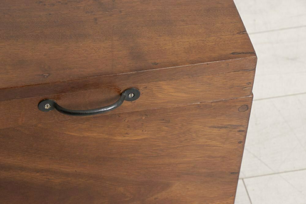 Air Cargo Packing Crate In East African Mahogany C.1970s photo vintage