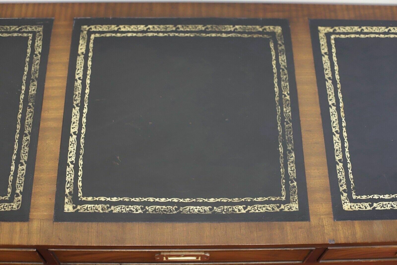 Stunning Vintage Mahogany And Brass Military Campaign Coffee Table photo vintage