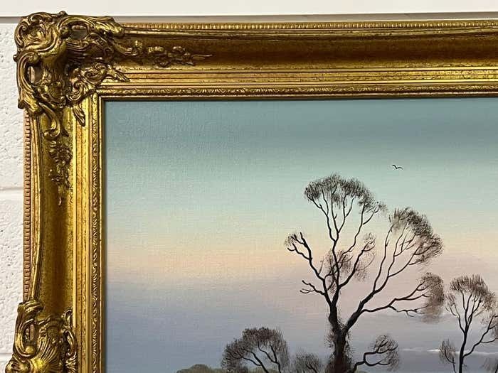 photo furniture Wendy Reeves Winter Mist At A Farm In The English Countryside By 20th Century British Artist