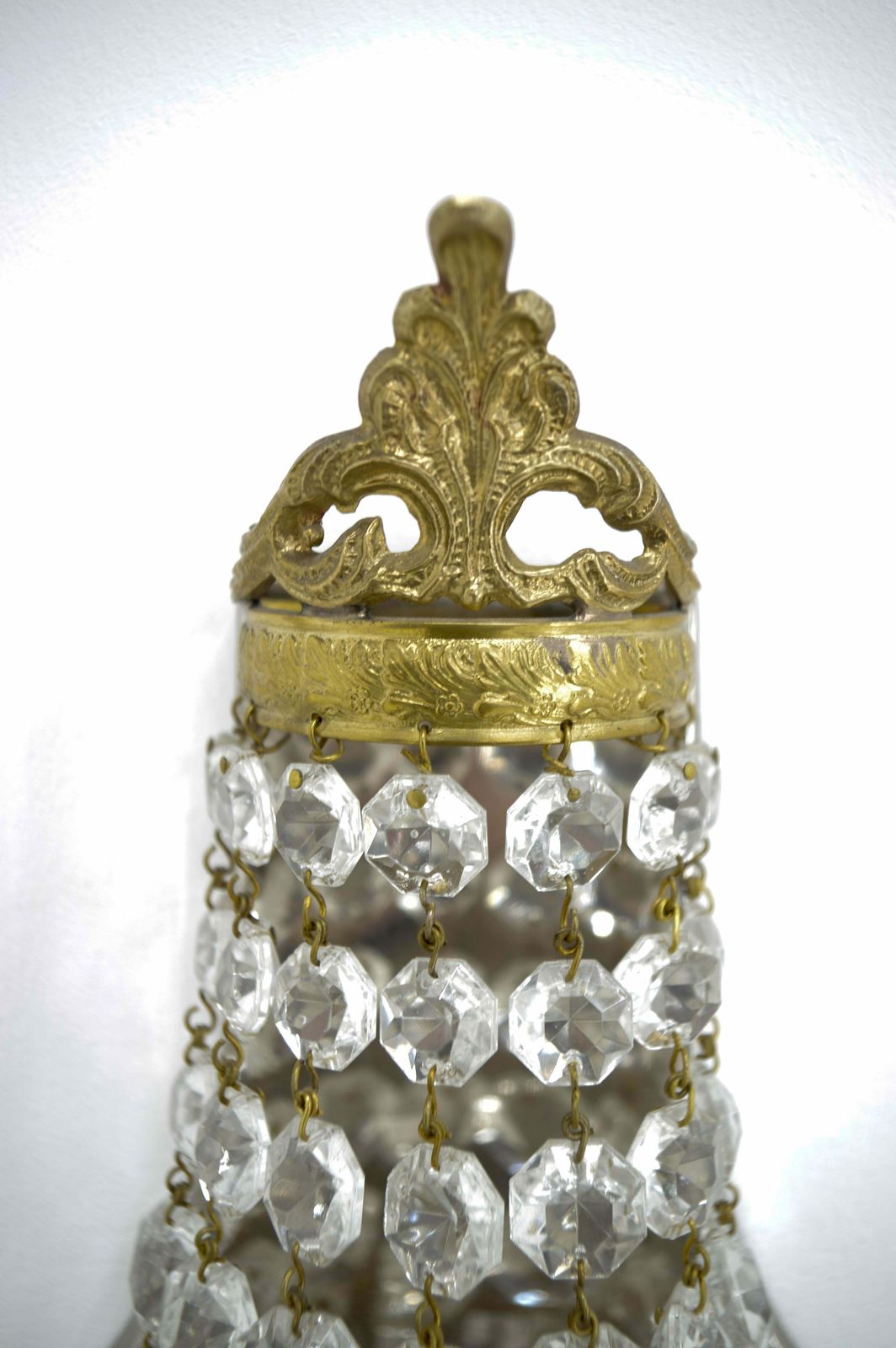 Set Of Two Art Nouveau Wall Lamps, 1920, Restored photo 454.0