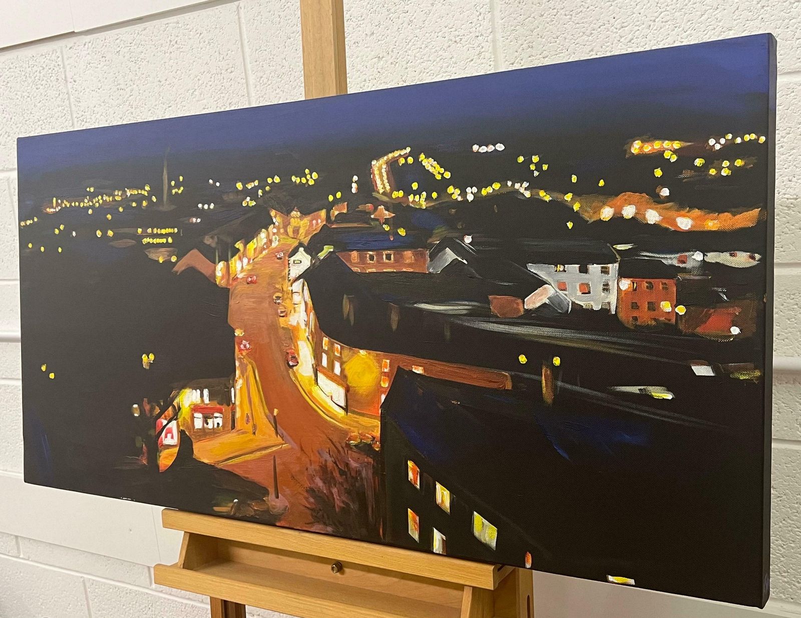 photo for sale Angela Wakefield View From Clitheroe Castle In The Ribble Valley Of Lancashire By British Artist 2008