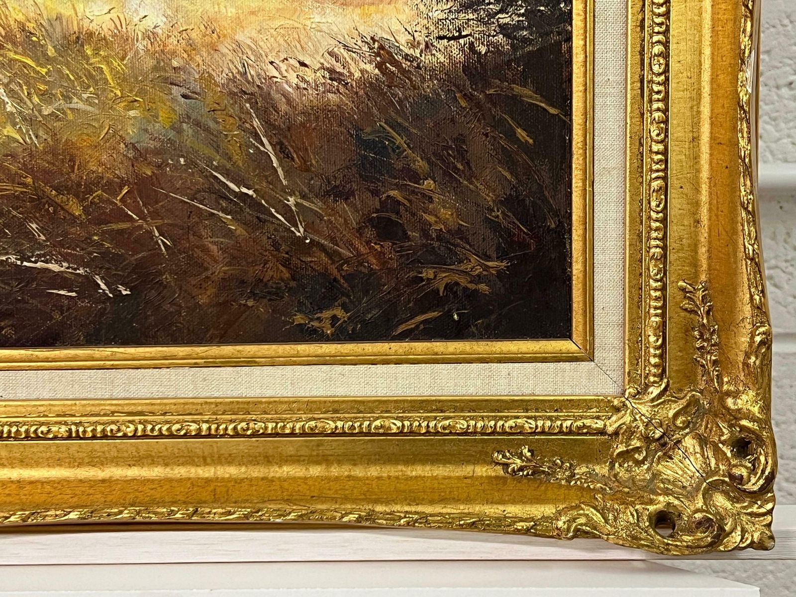 Peter J Greenhill Oil Painting Of An English Country Landscape By 20th Century British Artist 1980 Circa photo 950.0