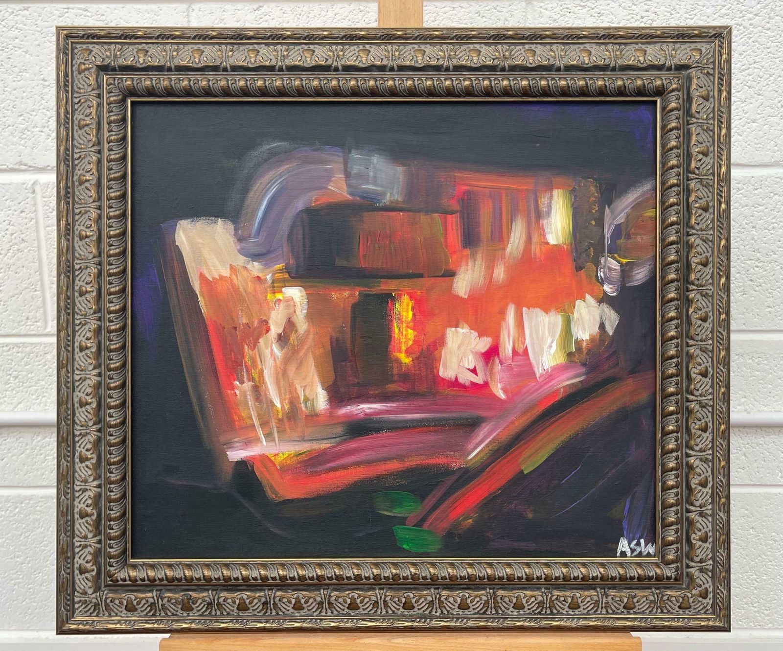 Angela Wakefield City Drive Abstract Expressionist Painting By Leading British Urban Artist  1999 photo 40000.0