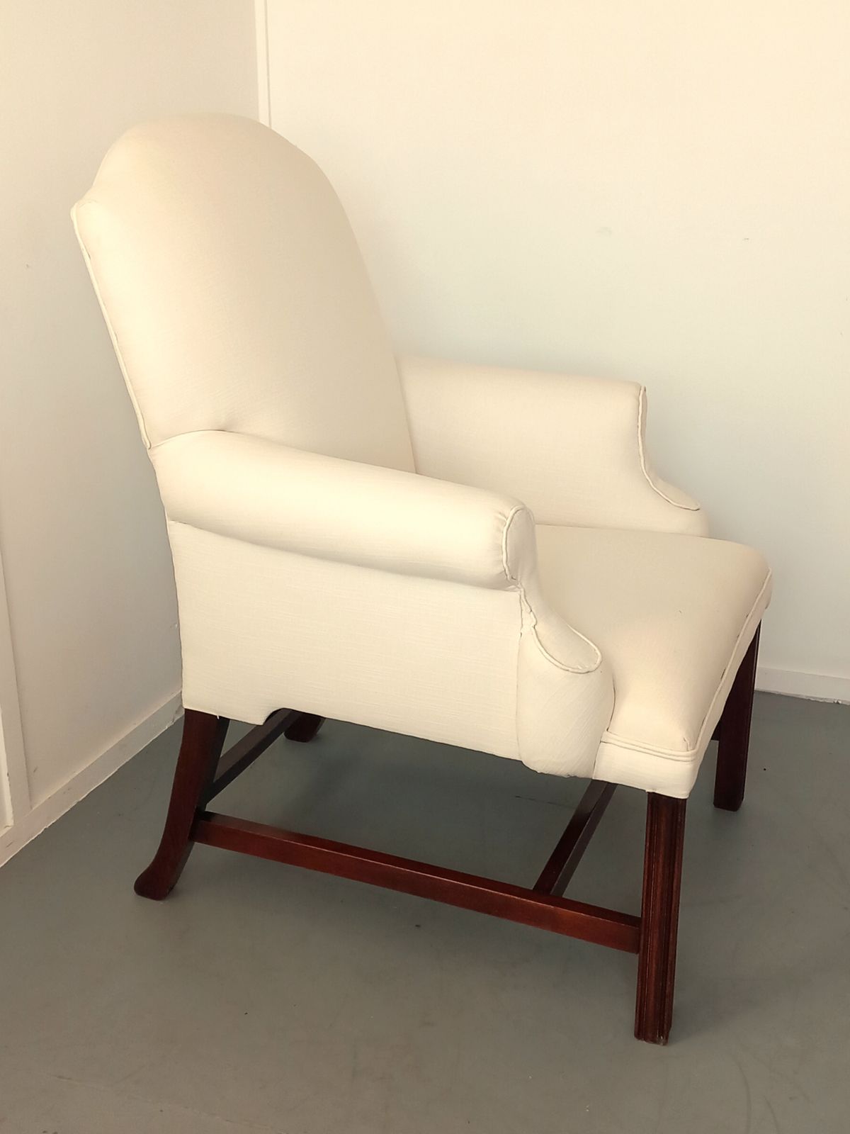 Mahogany Armchair, 1960s, Vintage photo for sale