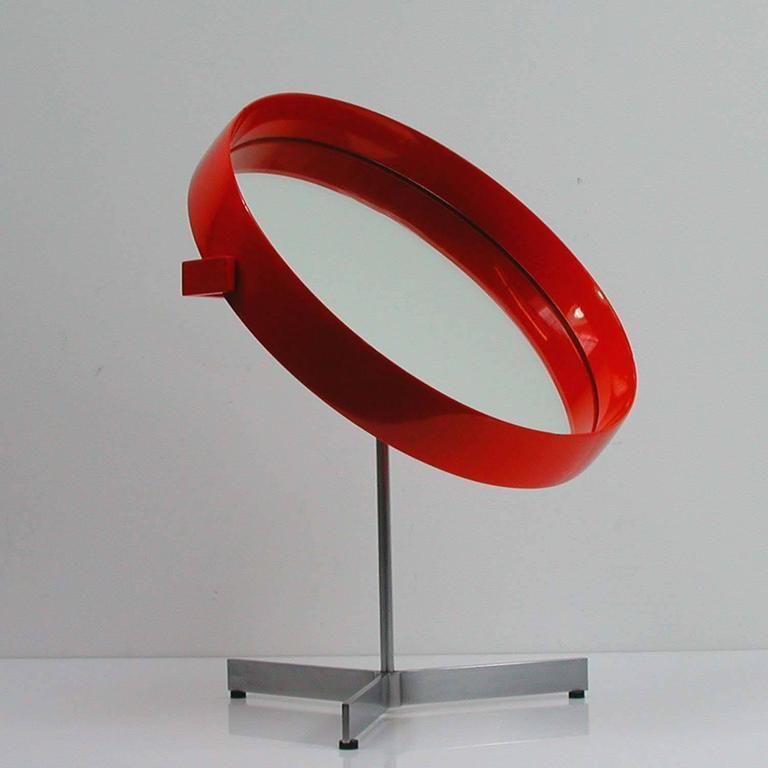 Mid Century Uno And Osten Kristiansson Table Mirror For Luxus Vittsjö photo furniture
