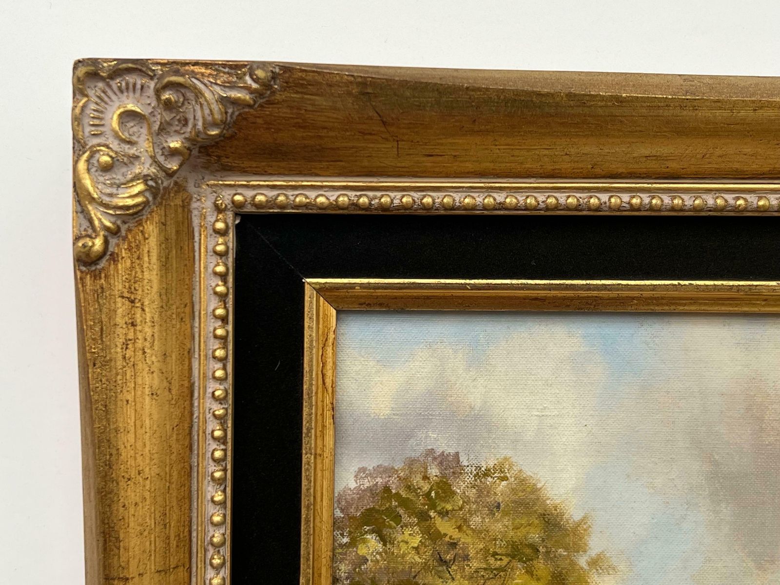 photo furniture Manson Blair Original Oil Painting Of River Landscape In Ireland By 20th Century Irish Artist 1985 Circa