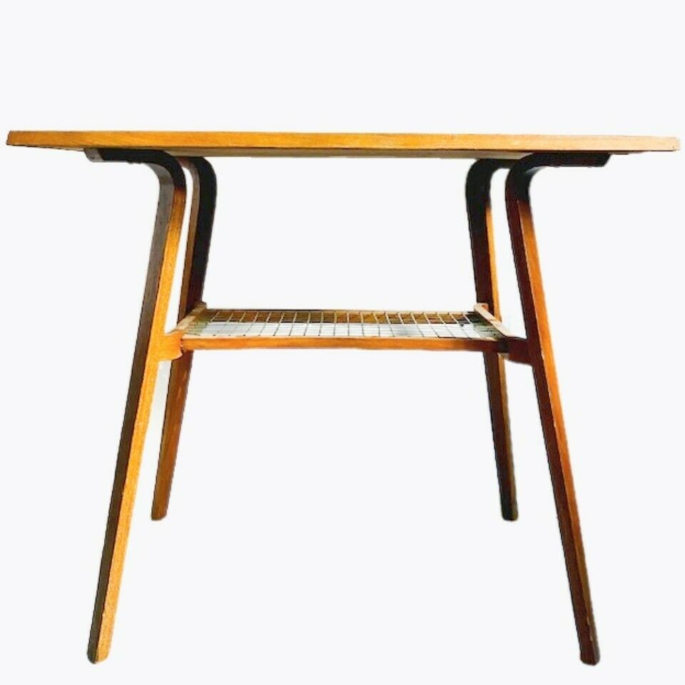 photo furniture Vintage Danish Design Tv Table Midcentury Side Table Drevopodnik Holešov.