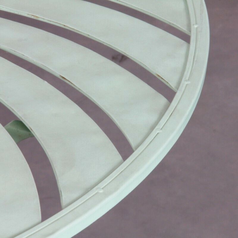 Round Metal Garden Table, 1990 photo for sale