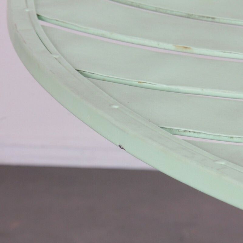 Round Metal Garden Table, 1990 photo Garden Furniture