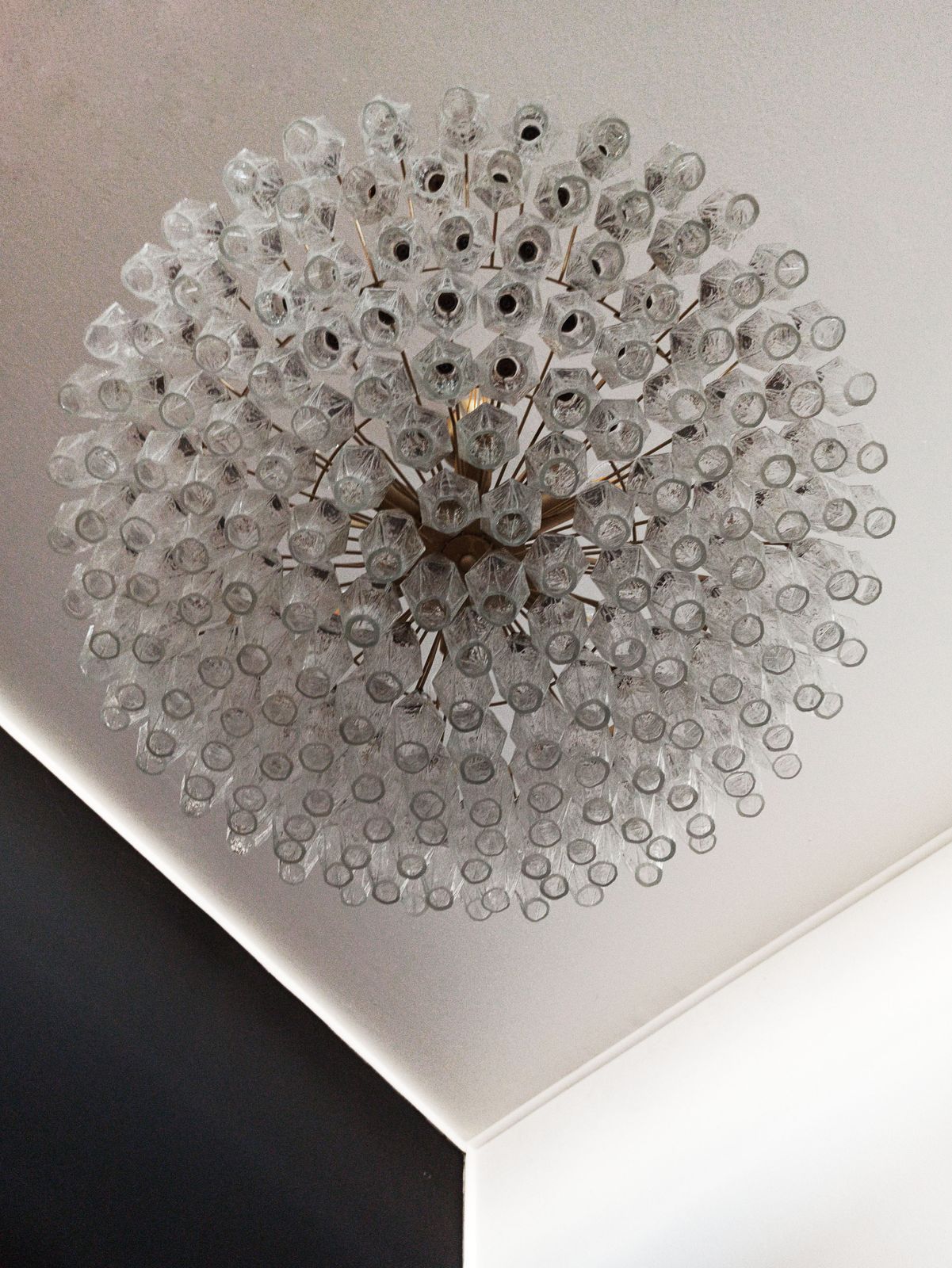 photo vinterior Amazing Murano Glass Candelier   185 Poliedri