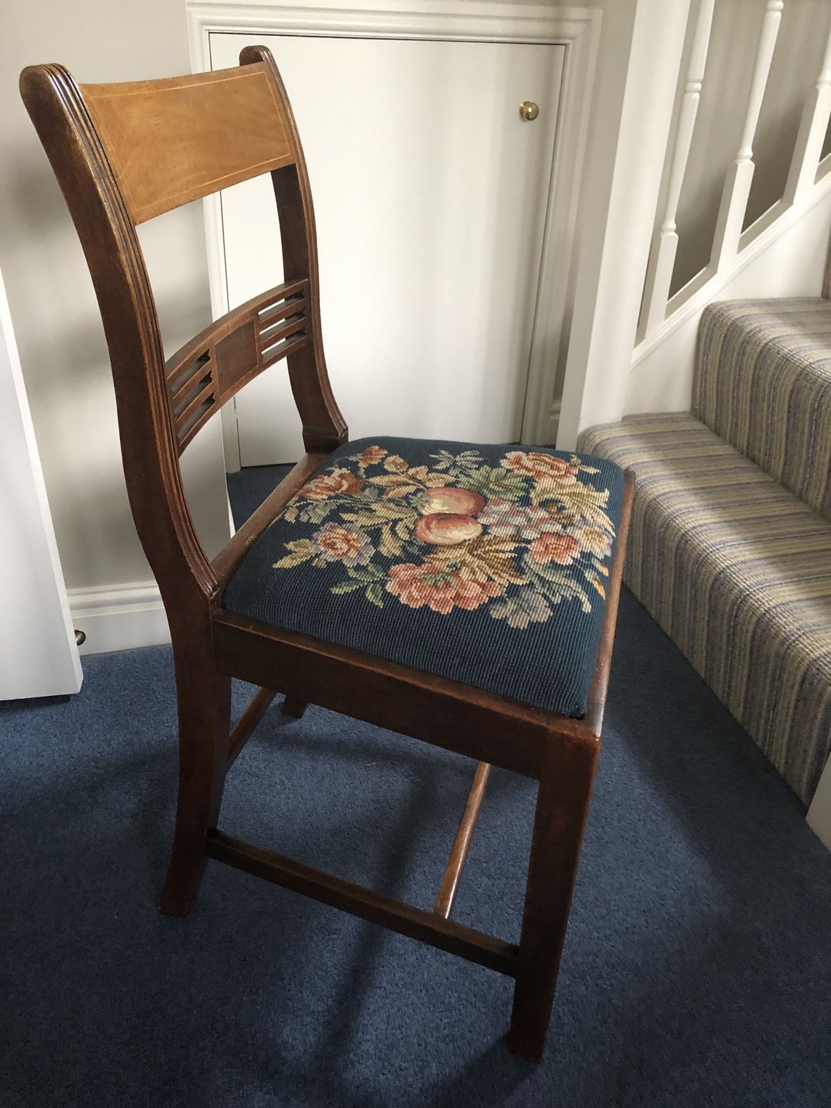 6 Dining Chairs. Not Sure Of Age   My Mum Recently Passed Away Aged 82 And They Were Hers. She Inherited Them From Her Parents But I Am Not Sure If They Were New To My Grandparents. photo for sale