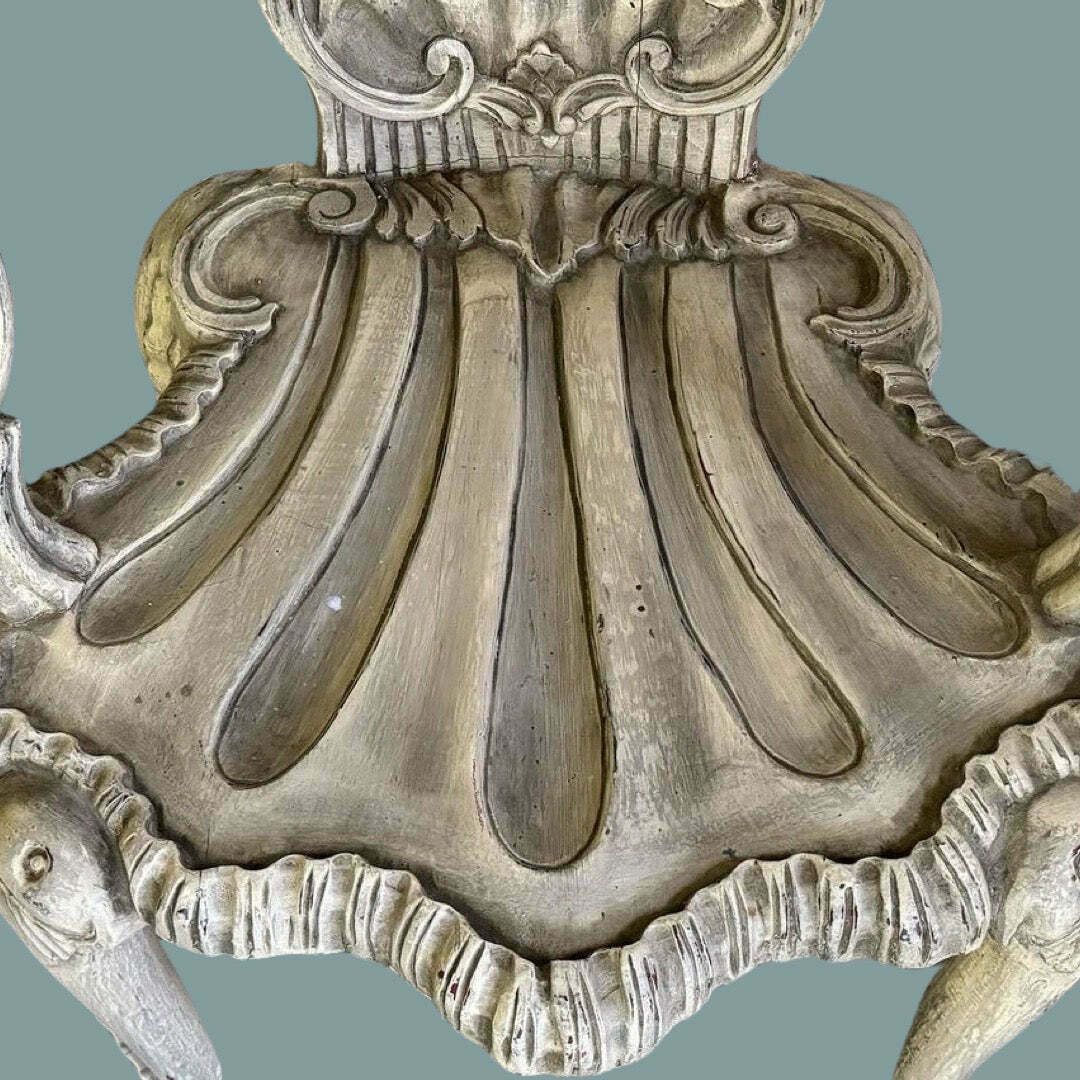 Pair Of Venetian 19th Century Grotto Chairs photo Furniture