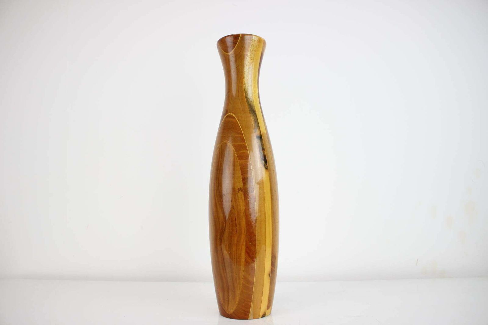 1970s Wooden Vase, Czechoslovakia photo for sale